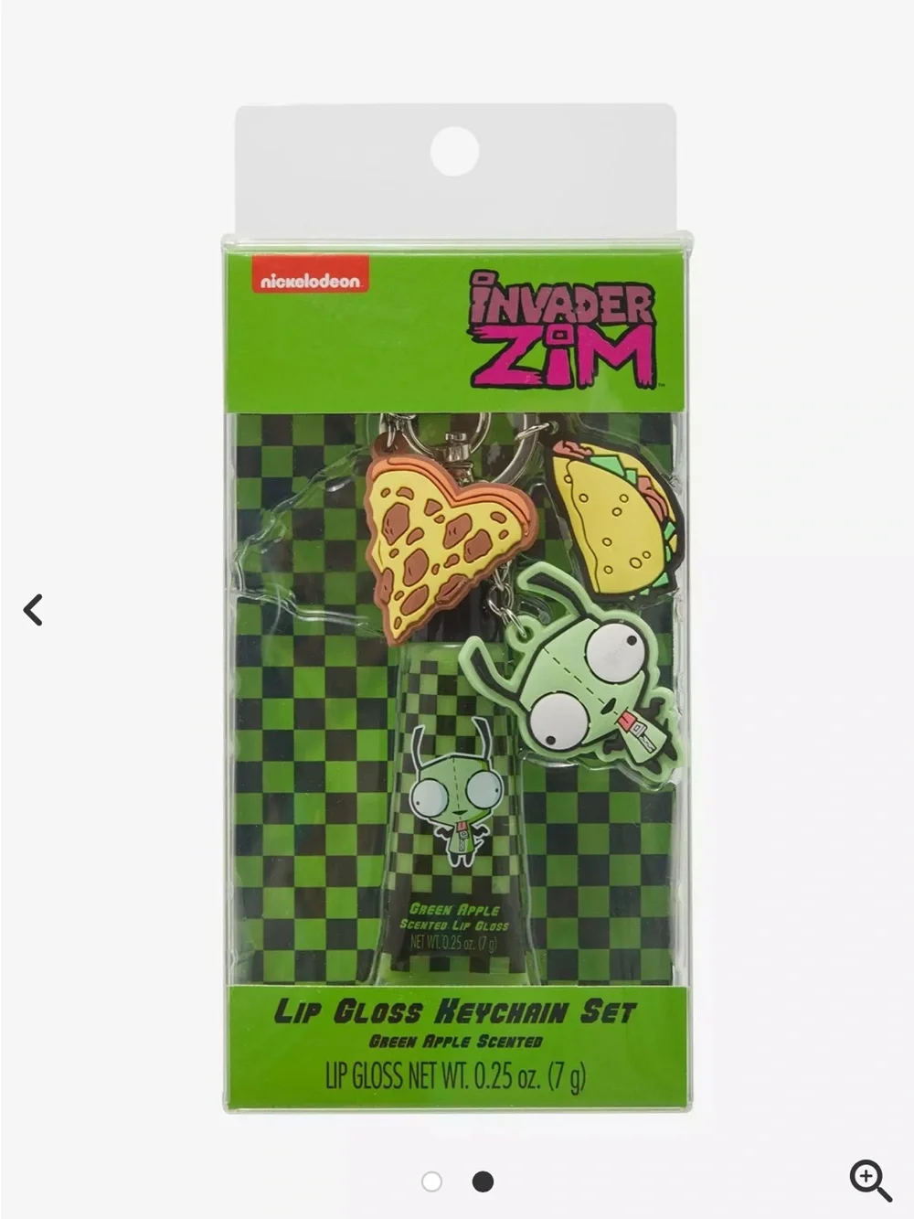 Invader Zim Lip Gloss Key Chain Set